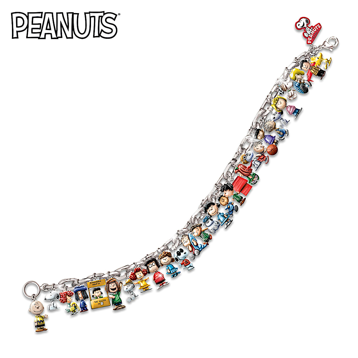 Peanuts charm bracelet hot sale