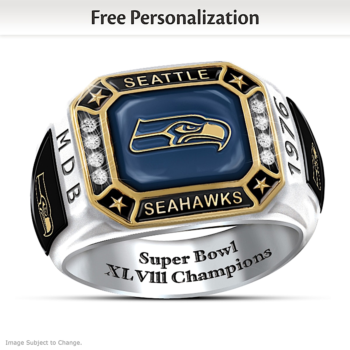 Super bowl rings seahawks sale
