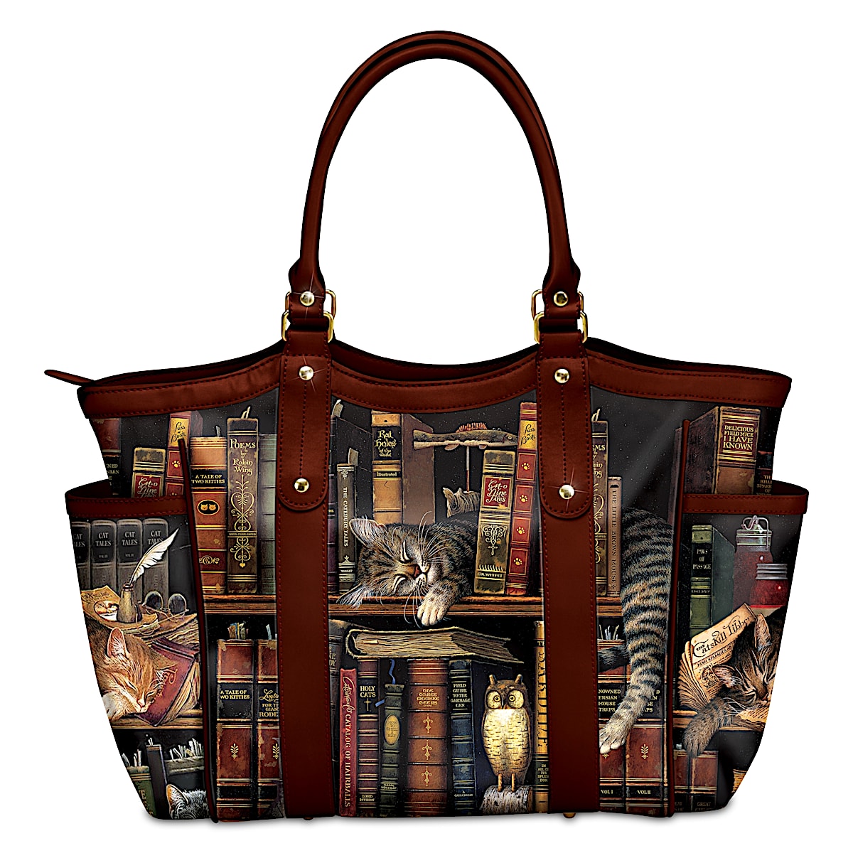 Charles Wysocki Classic Cat Tails Womens Tote Bag