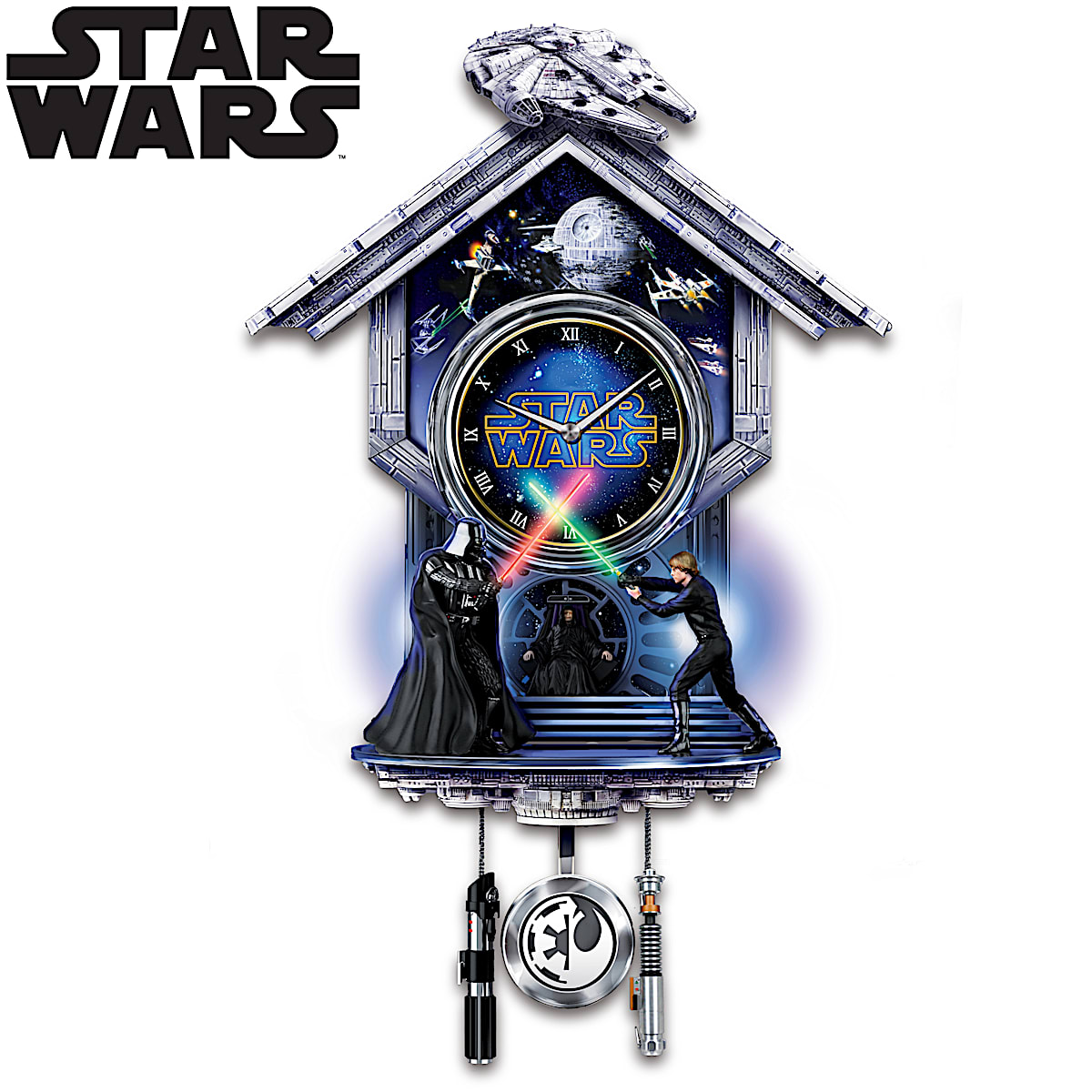 Star wars lightsaber clock new arrivals