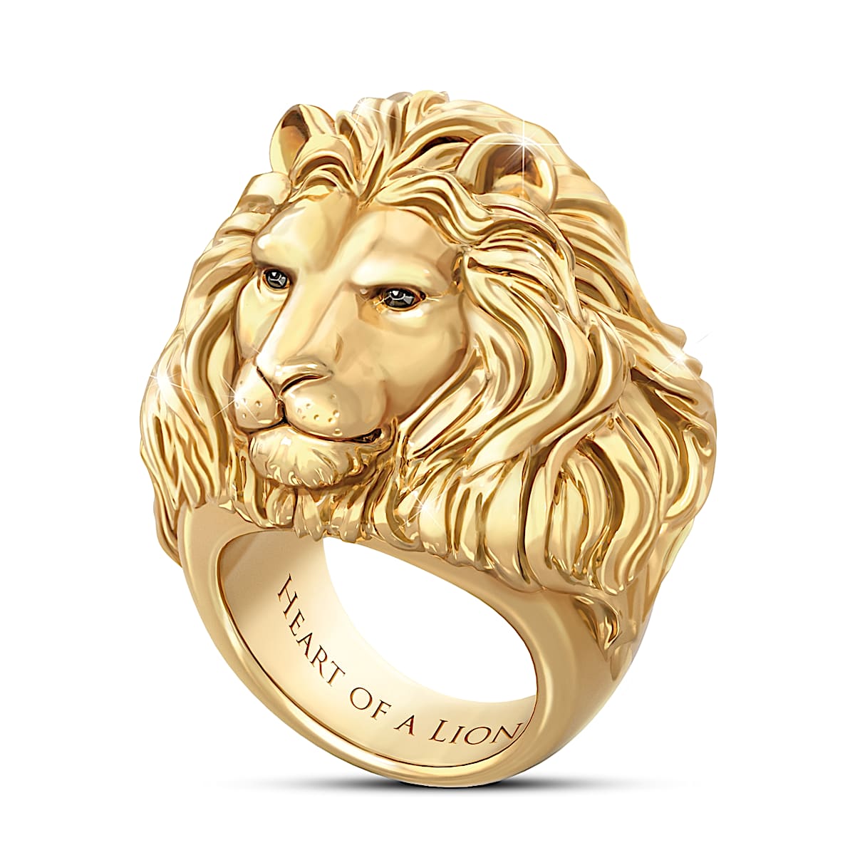 Buy Waama Jewels Silver Lion Head Design Rings For Boys, Men (Size 26)  Online at Best Prices in India - JioMart.