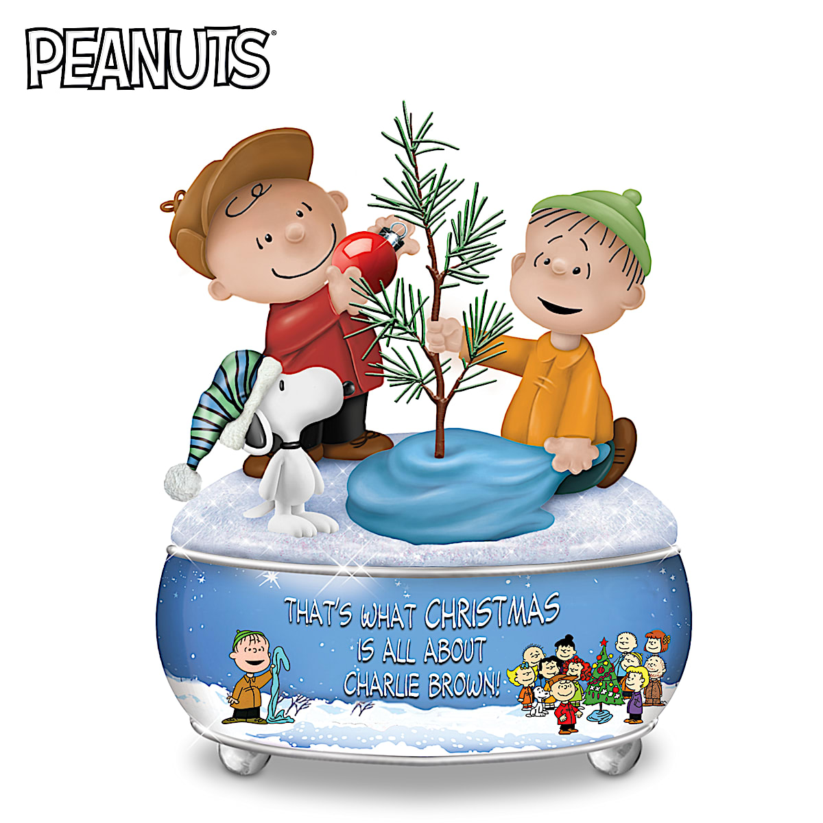 schmid チャーリーブラウン オルゴール A Charlie Brown Christmas Sculptural Music Box