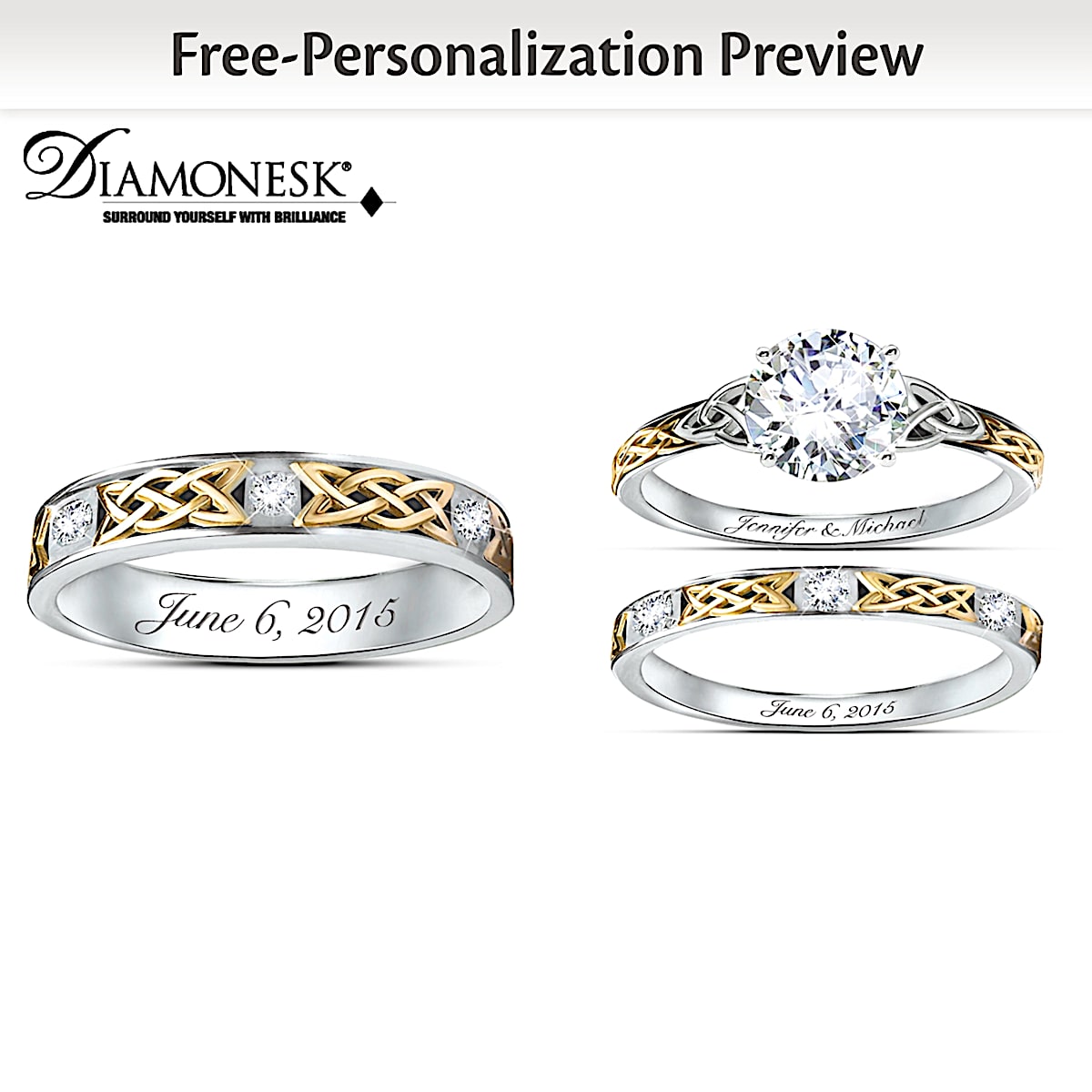 Irish wedding rings online his and hers