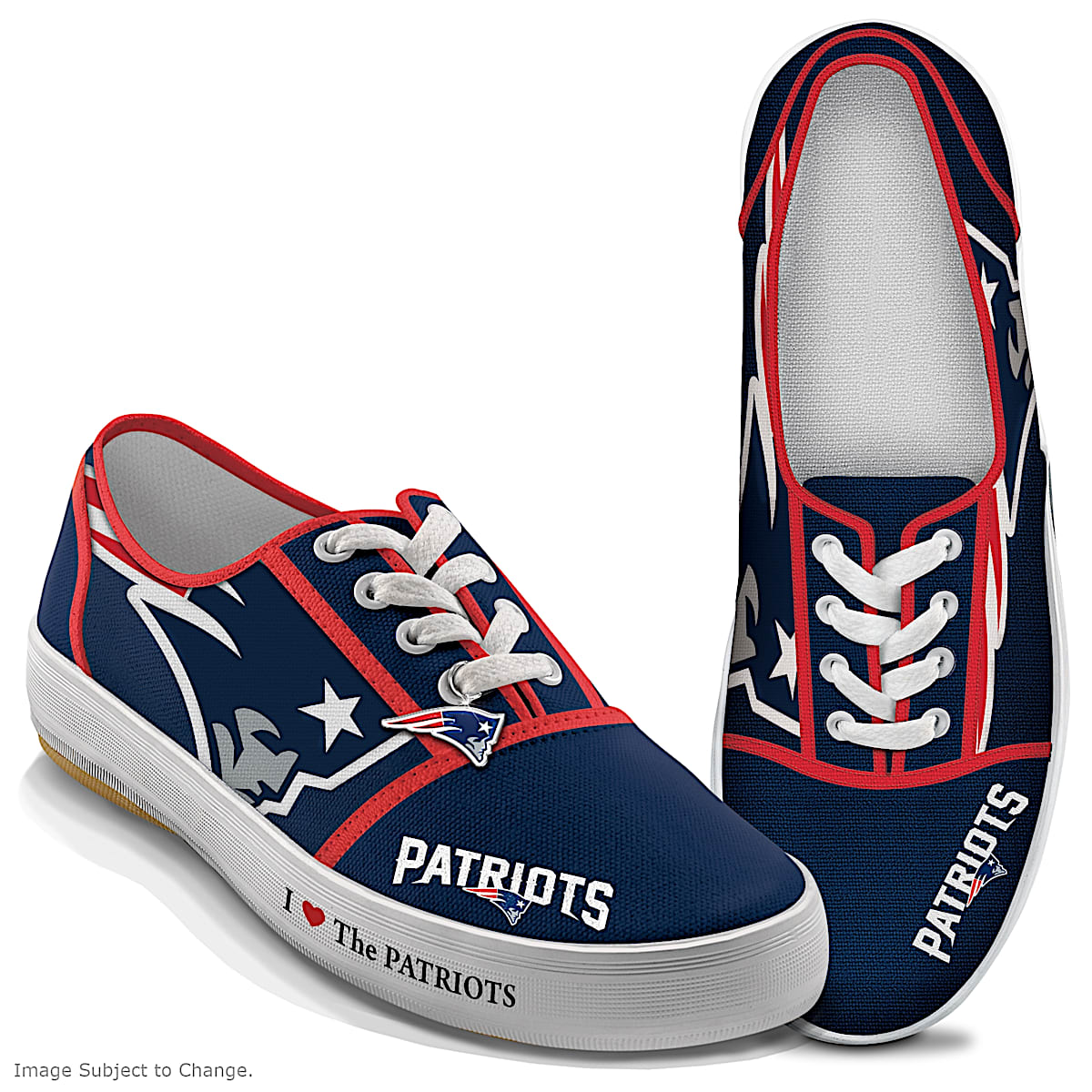 Custom clearance patriots shoes