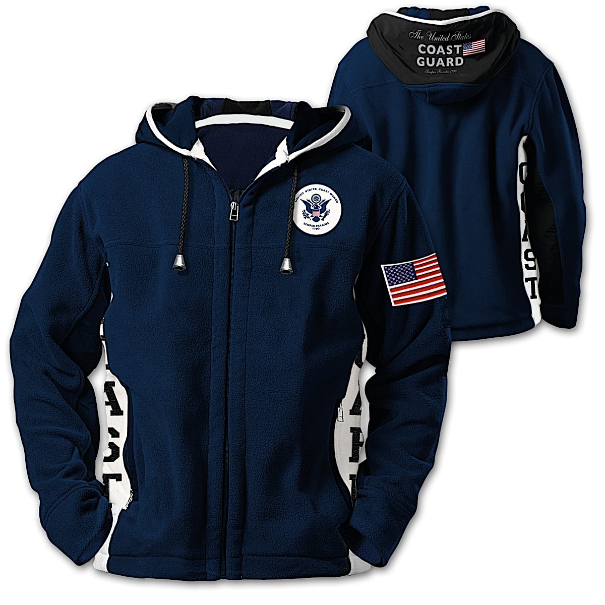 US Military, U.S. Coast Guard Under Armour Fleece Hoodie