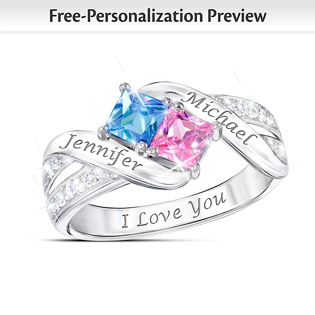 Bradford exchange birthstone rings sale