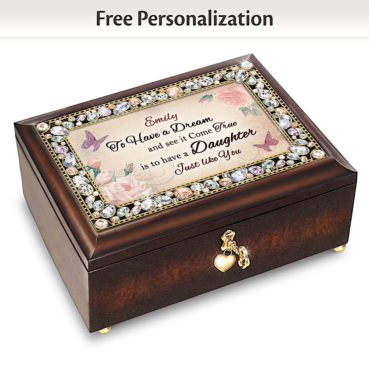 Customisable sales music box