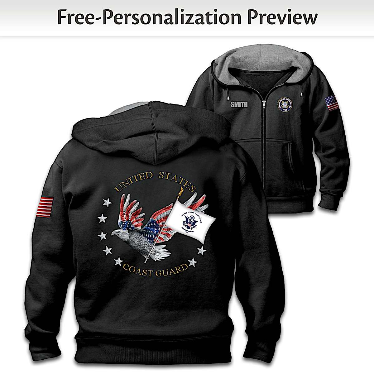 Coast guard best sale hoodie