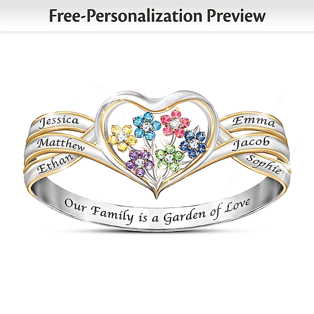 Bradford exchange mothers rings deals