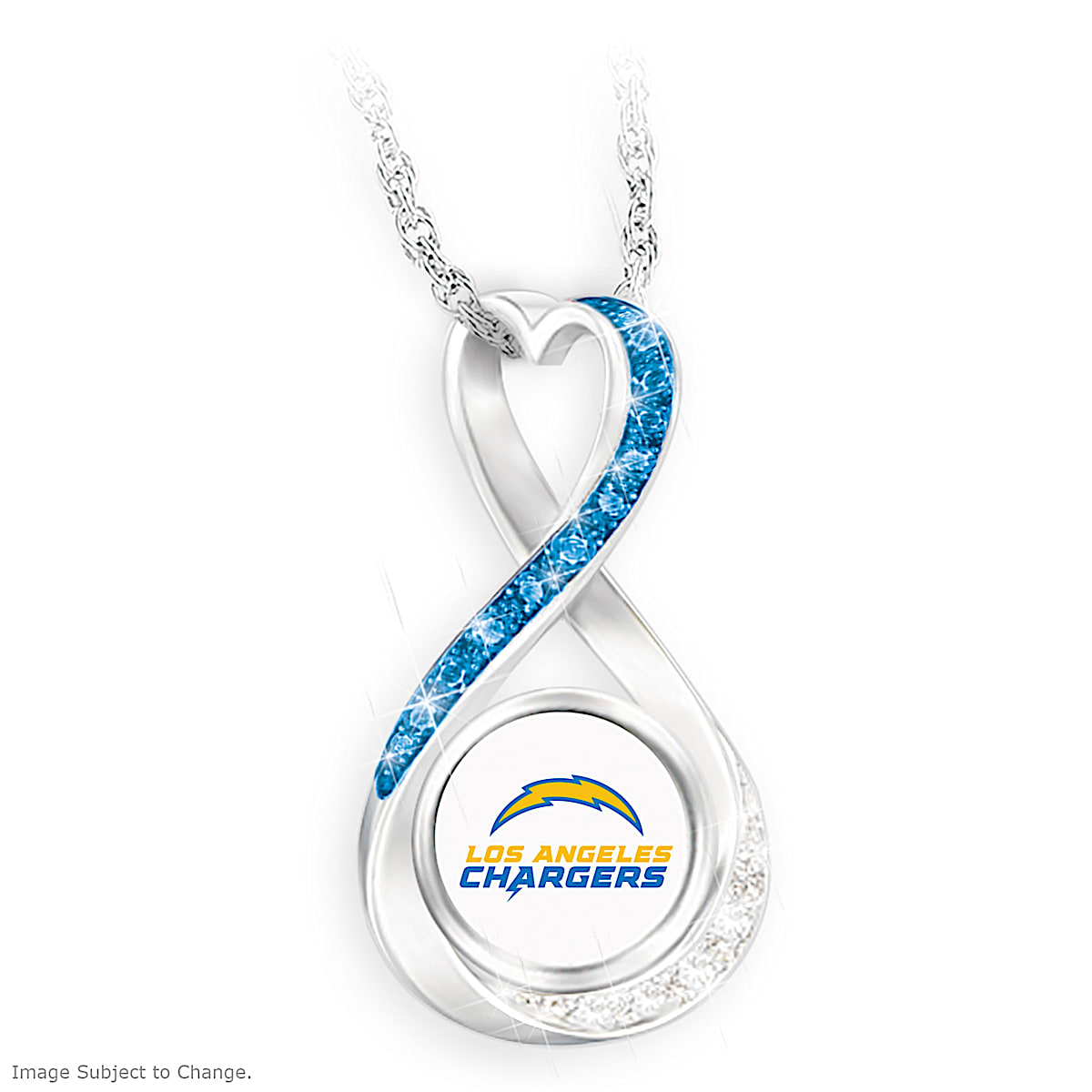 Lids Concepts Sport Los Angeles Chargers Women's Pendant French