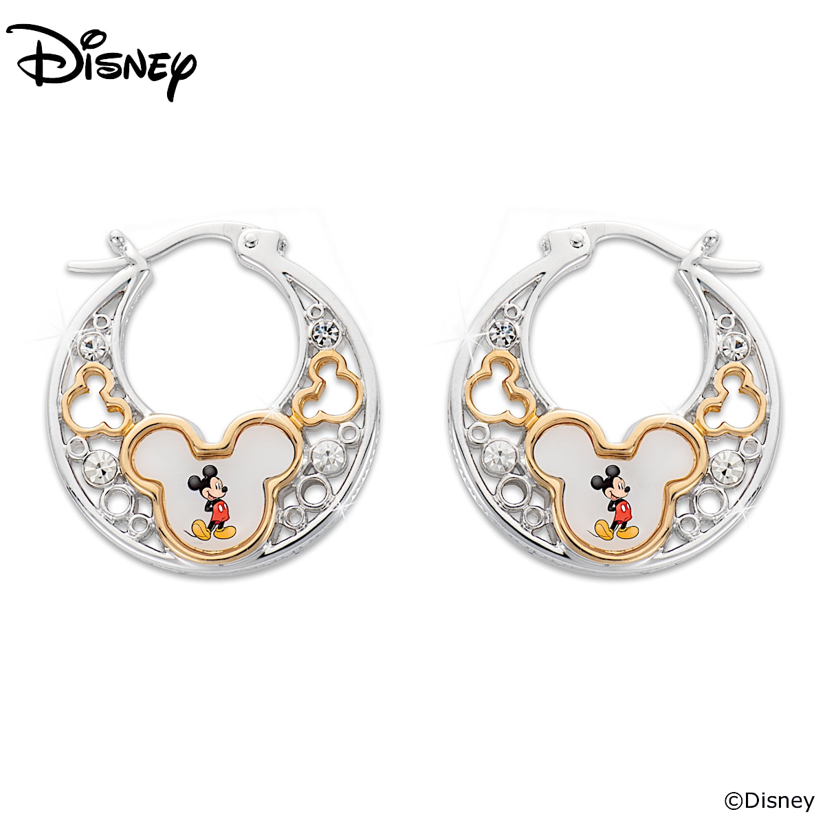 Mickey Mouse Crystal Stud Earrings | Crystal stud earrings, Apple stud  earrings, Mickey mouse earrings