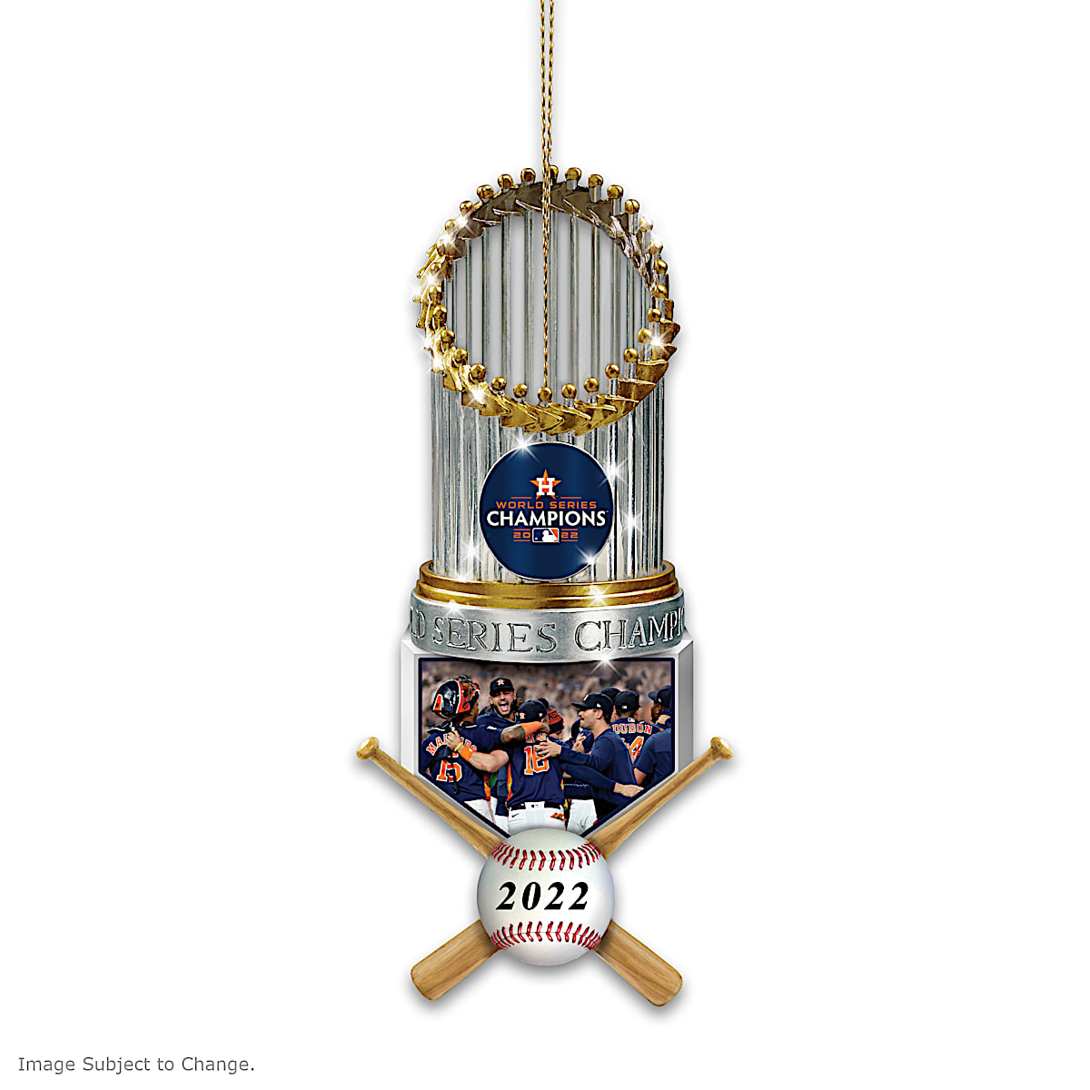 2022 Houston Astros World Series Hallmark Ornament - Hooked on