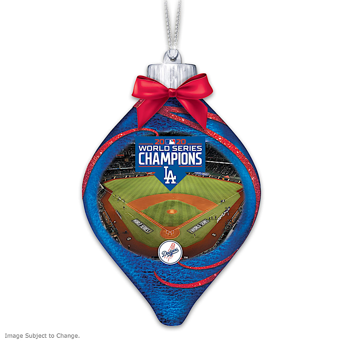 Los Angeles Dodgers™ 2020 World Series Ornament - Digital Dreambook