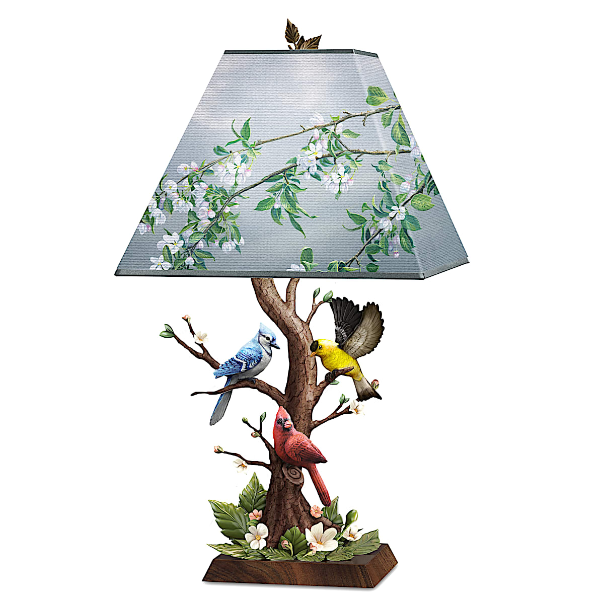Bradford exchange bird clearance lamp