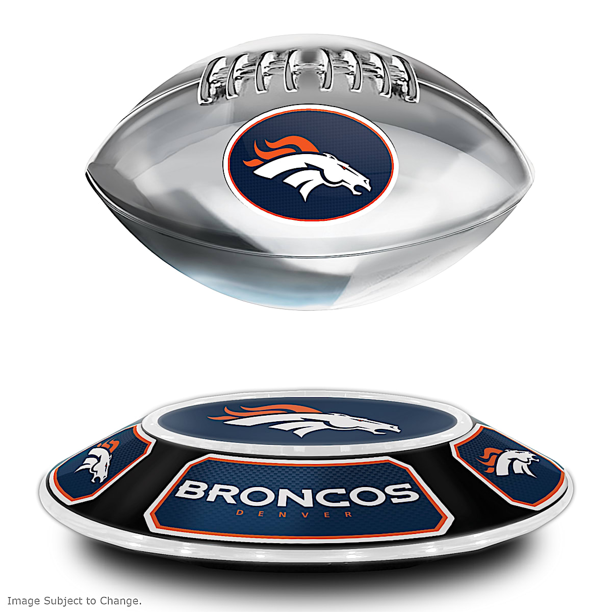 Denver Broncos NFL Light Up Resin Team Village