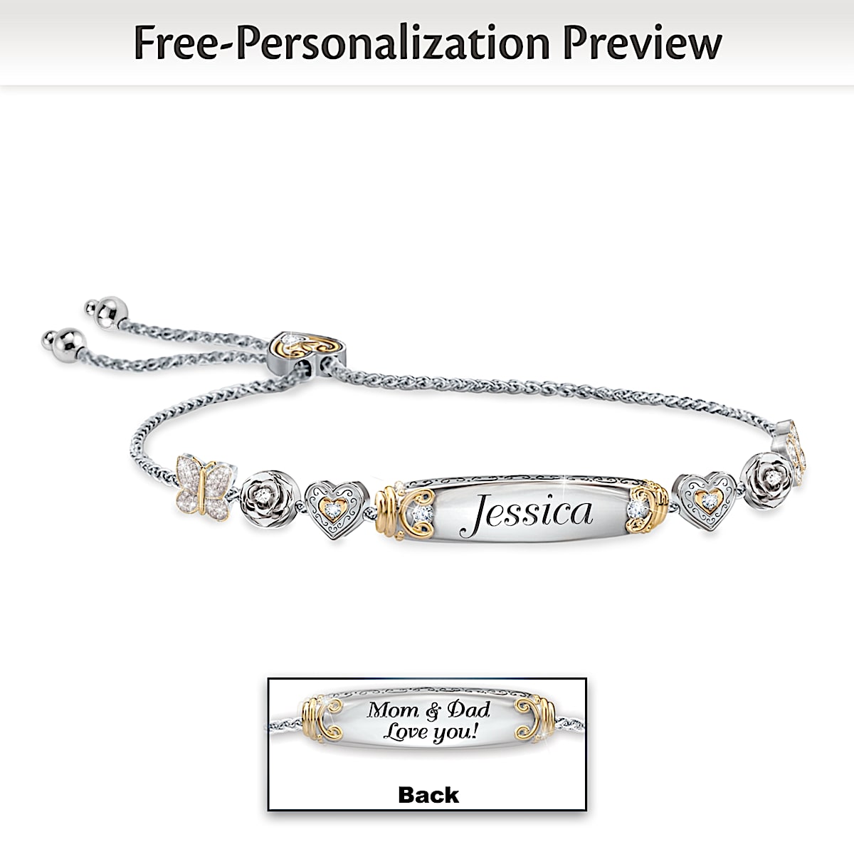 Personal 2024 message bracelet