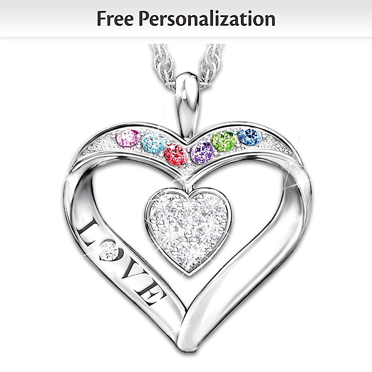 Bradford exchange birthstone new arrivals necklace