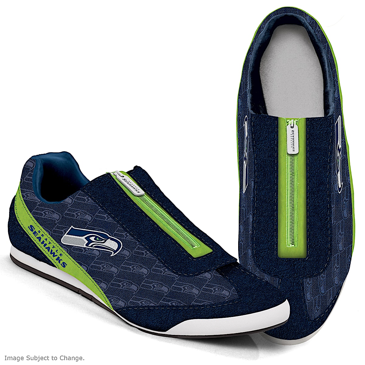 Seattle seahawks men's 2025 slippers