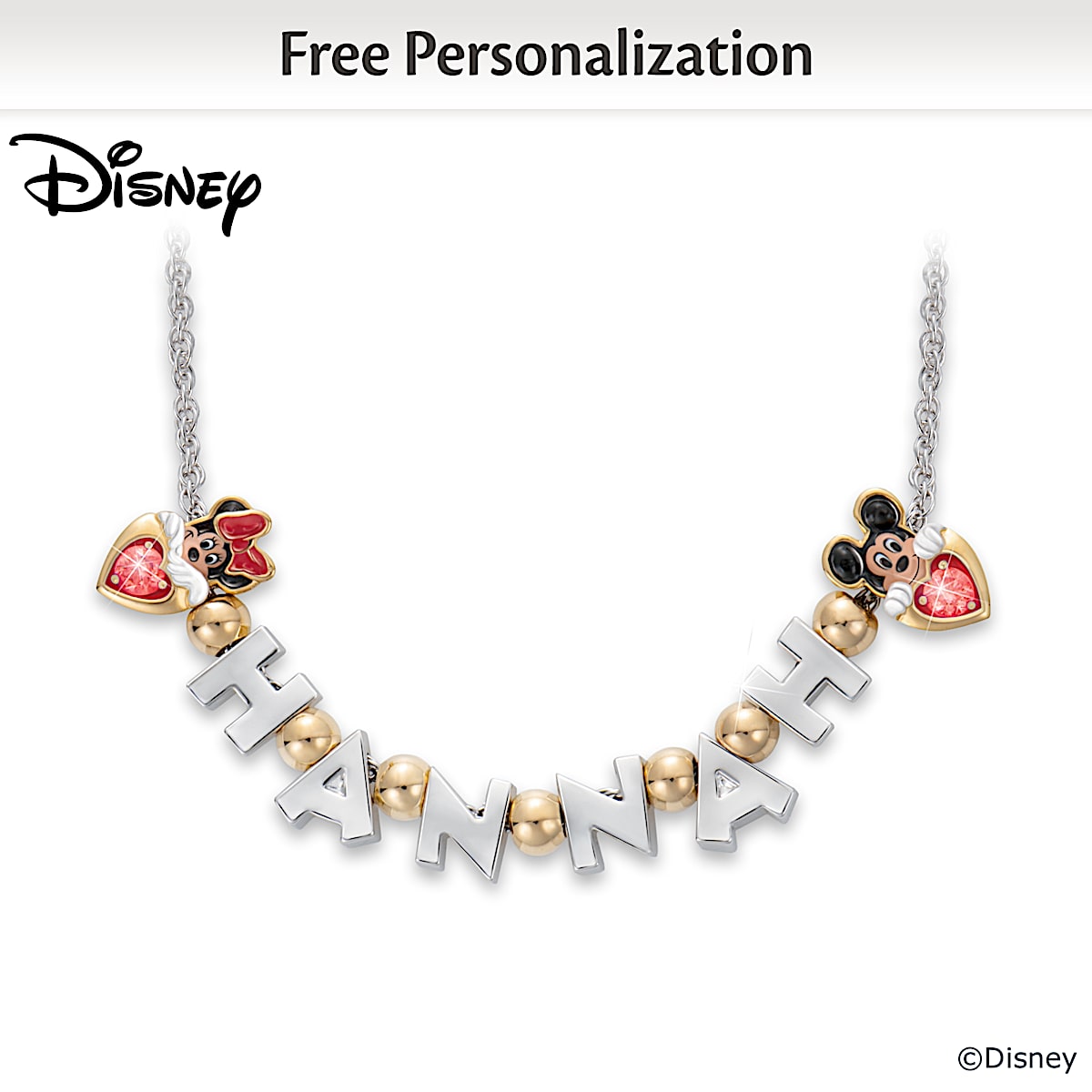 Disney necklace birthstone outlet