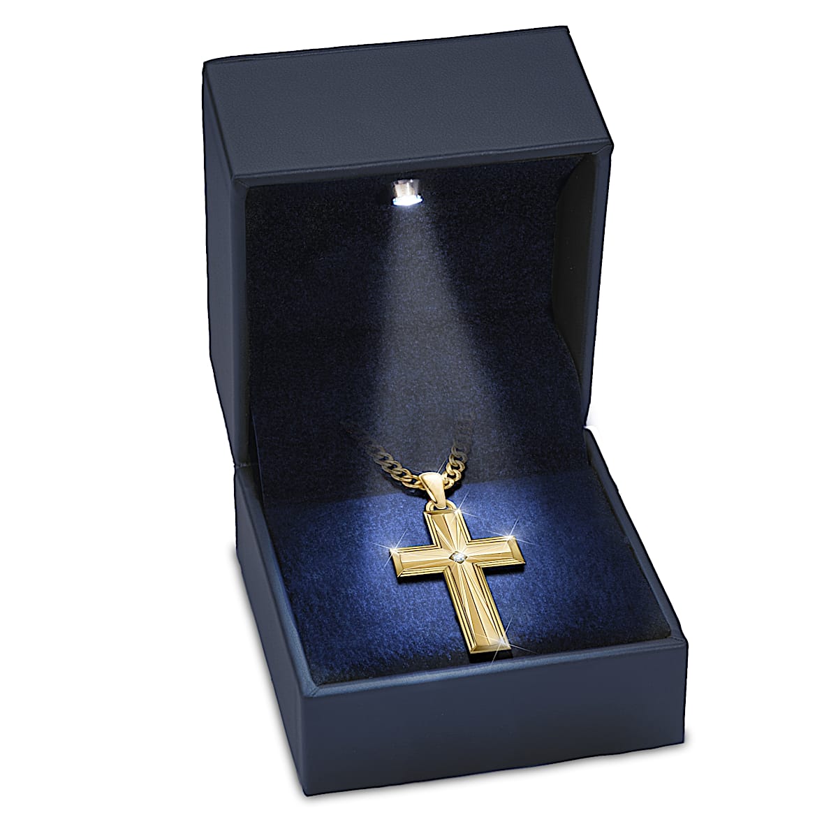 24k Gold Plated Four-Way Cross Pendant 001-761-00874 | Dickinson Jewelers |  Dunkirk, MD