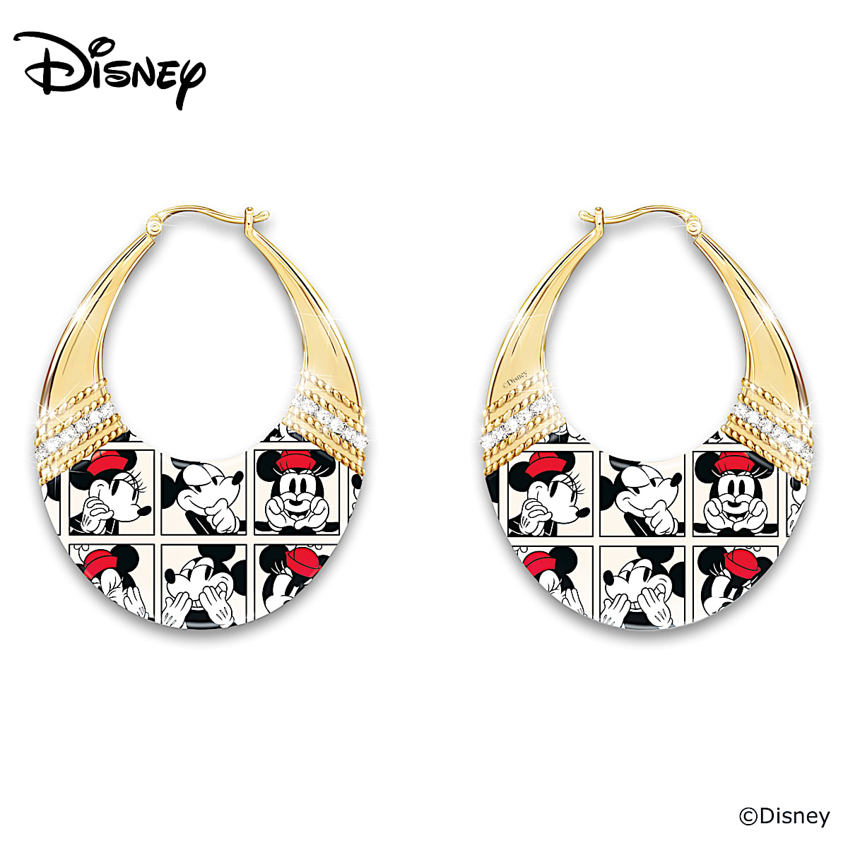 Mickey Mouse Crystal Stud Earrings | Mickey earrings, Disney jewelry,  Crystal stud earrings