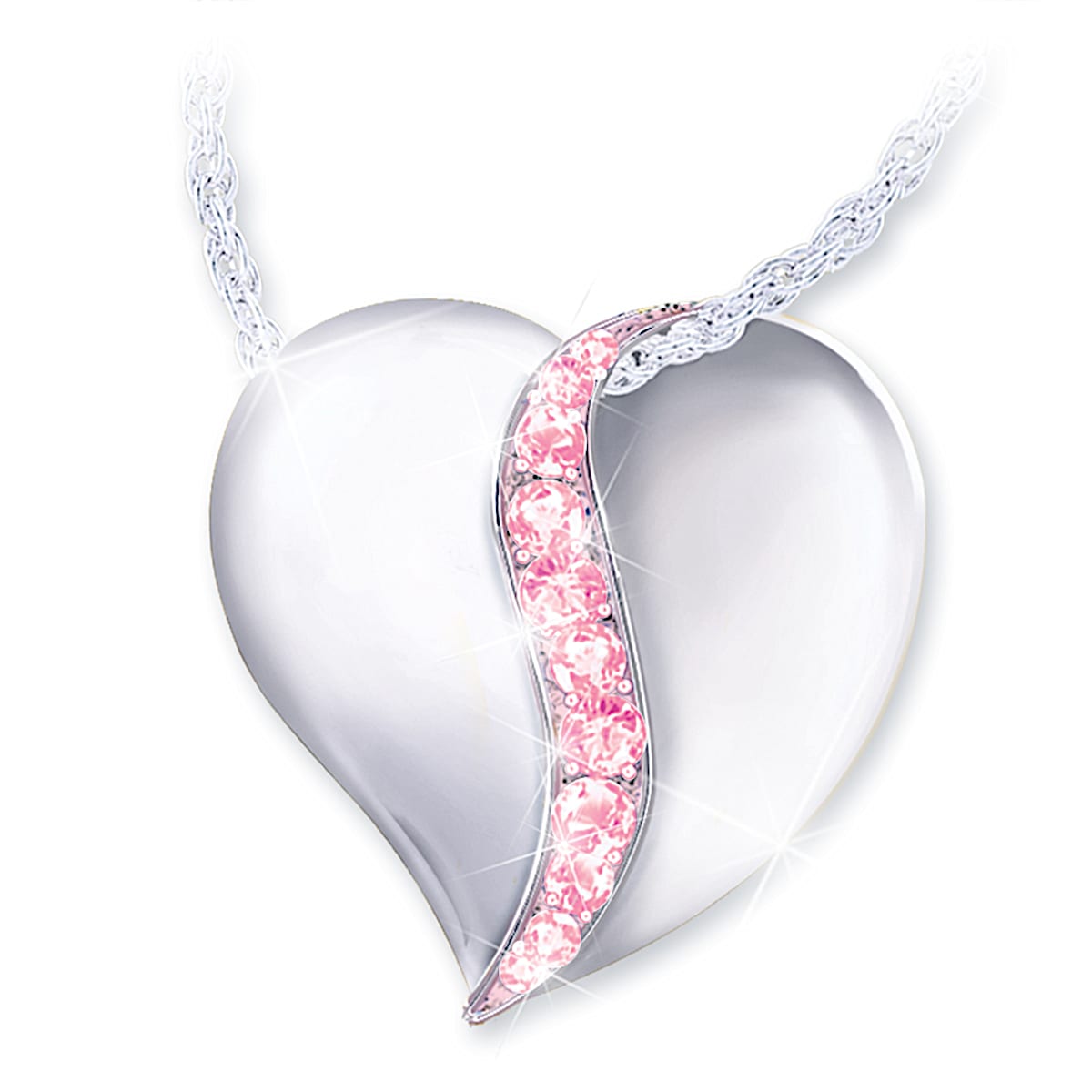 Granddaughter Joy To My Heart Personalized Heart Shaped Sterling