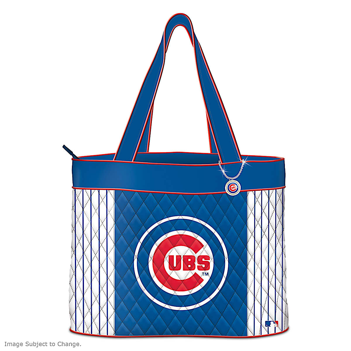 Chicago Cubs Patterned Tote Bag