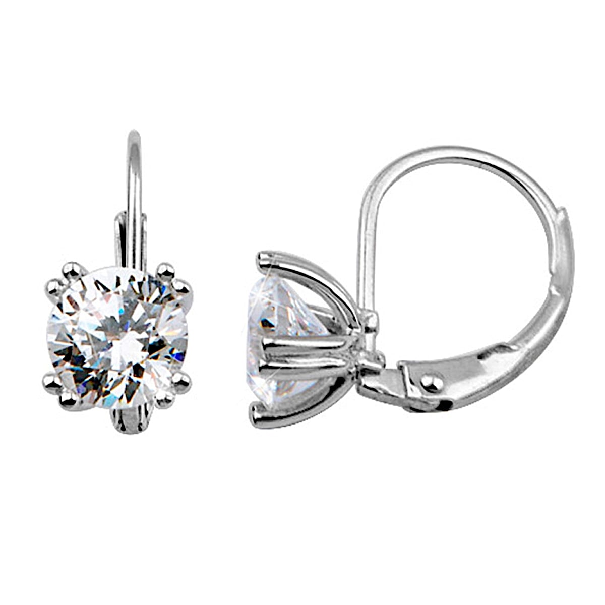 Sterling silver simulated diamond online