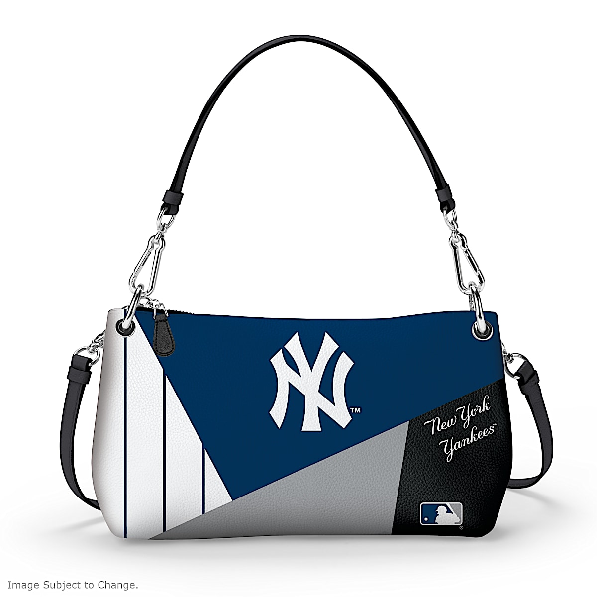New York Yankees Womens MLB Convertible Handbag That Can Be Worn 3 Ways ...