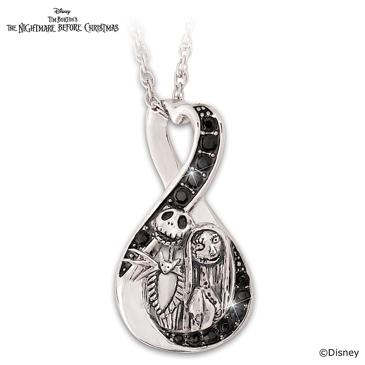 The Nightmare Before Christmas Zero Tombstone Domed Necklace | Hot Topic