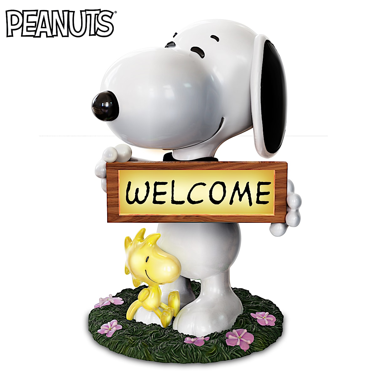 Amazon.com: Flagology, PEANUTS Welcome Friends Snoopy and