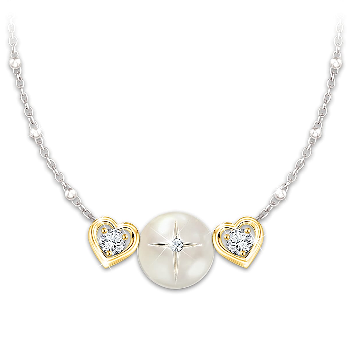 Religious Mother Of Pearl Necklace For Granddaughters