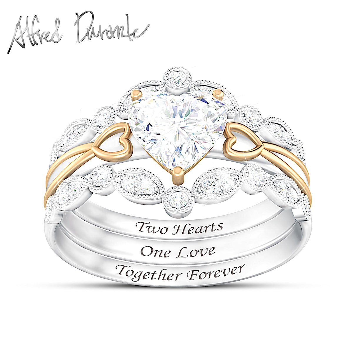 Bradford exchange hotsell diamond stacking rings