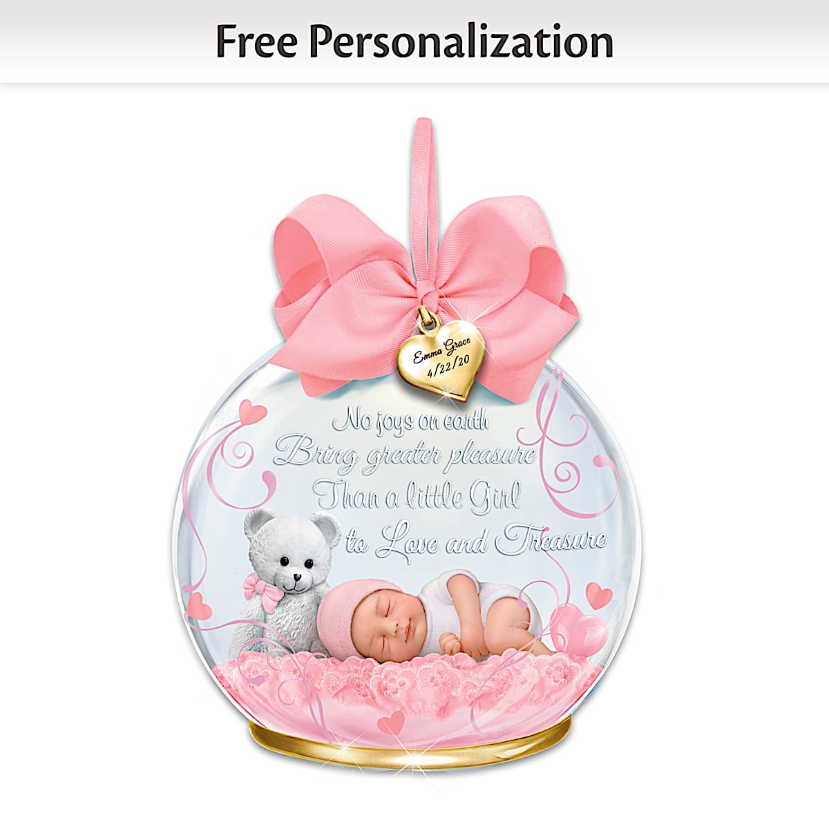 Baby hot sale girl ornament