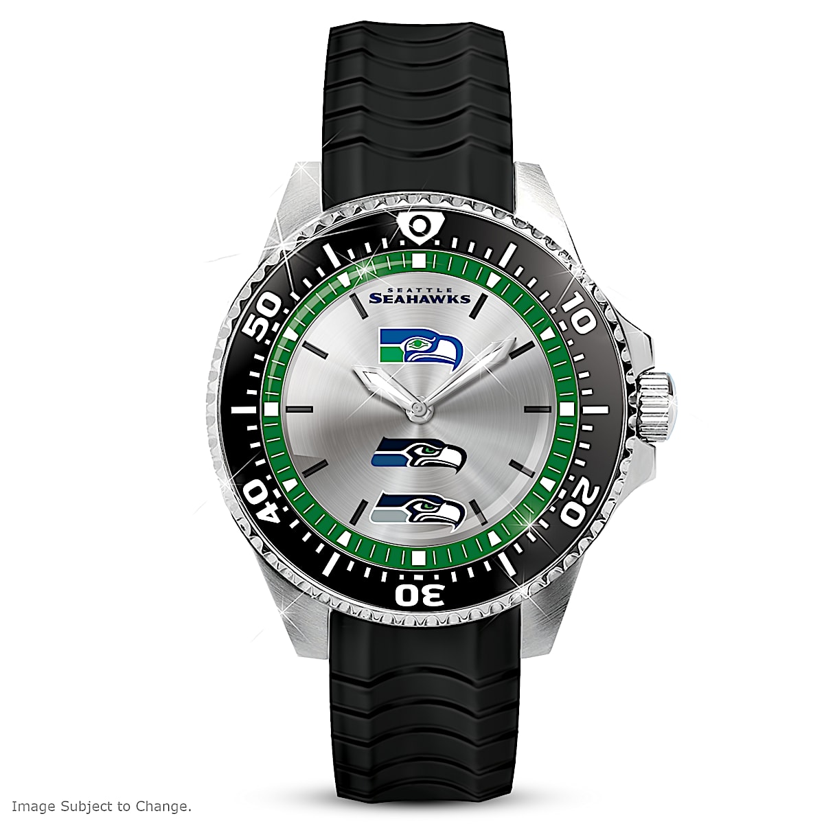 Invicta NFL Seattle Seahawks Men's 47mm Limited Stainless Quartz Watch –  Klawk Watches