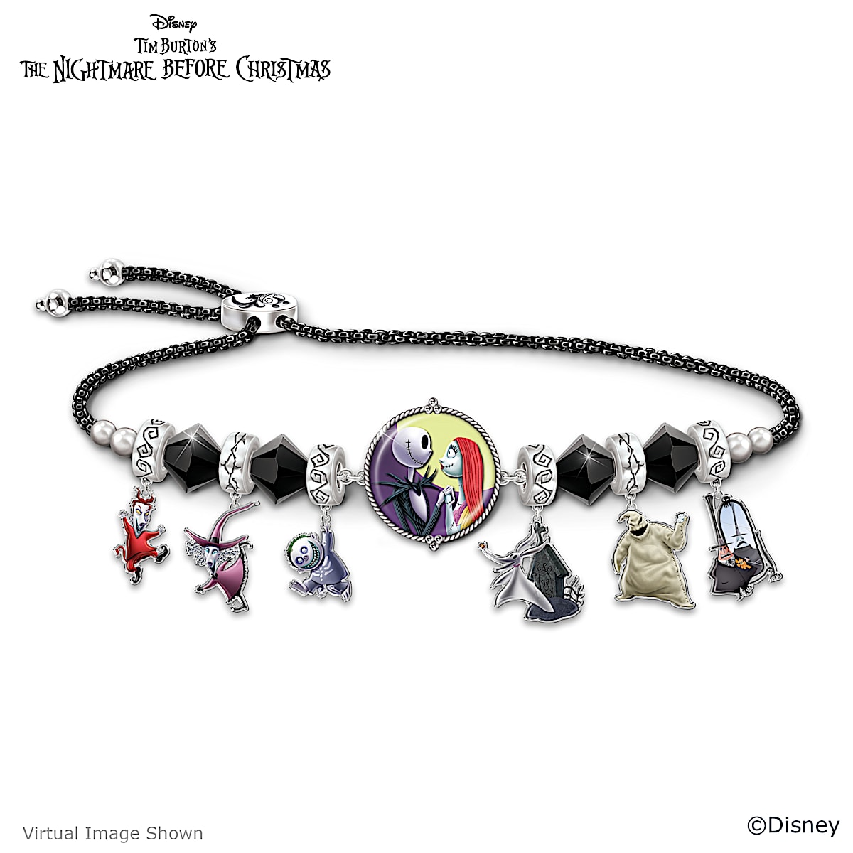 Disney Princess Bolo Charm Bracelet