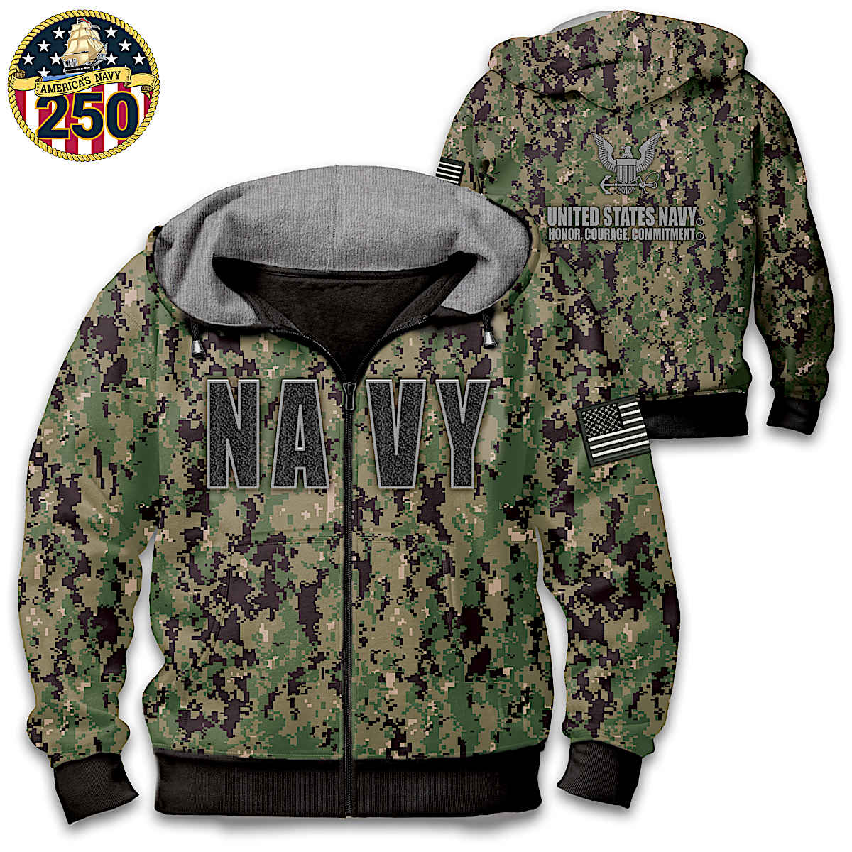 Cotton camo hoodie store
