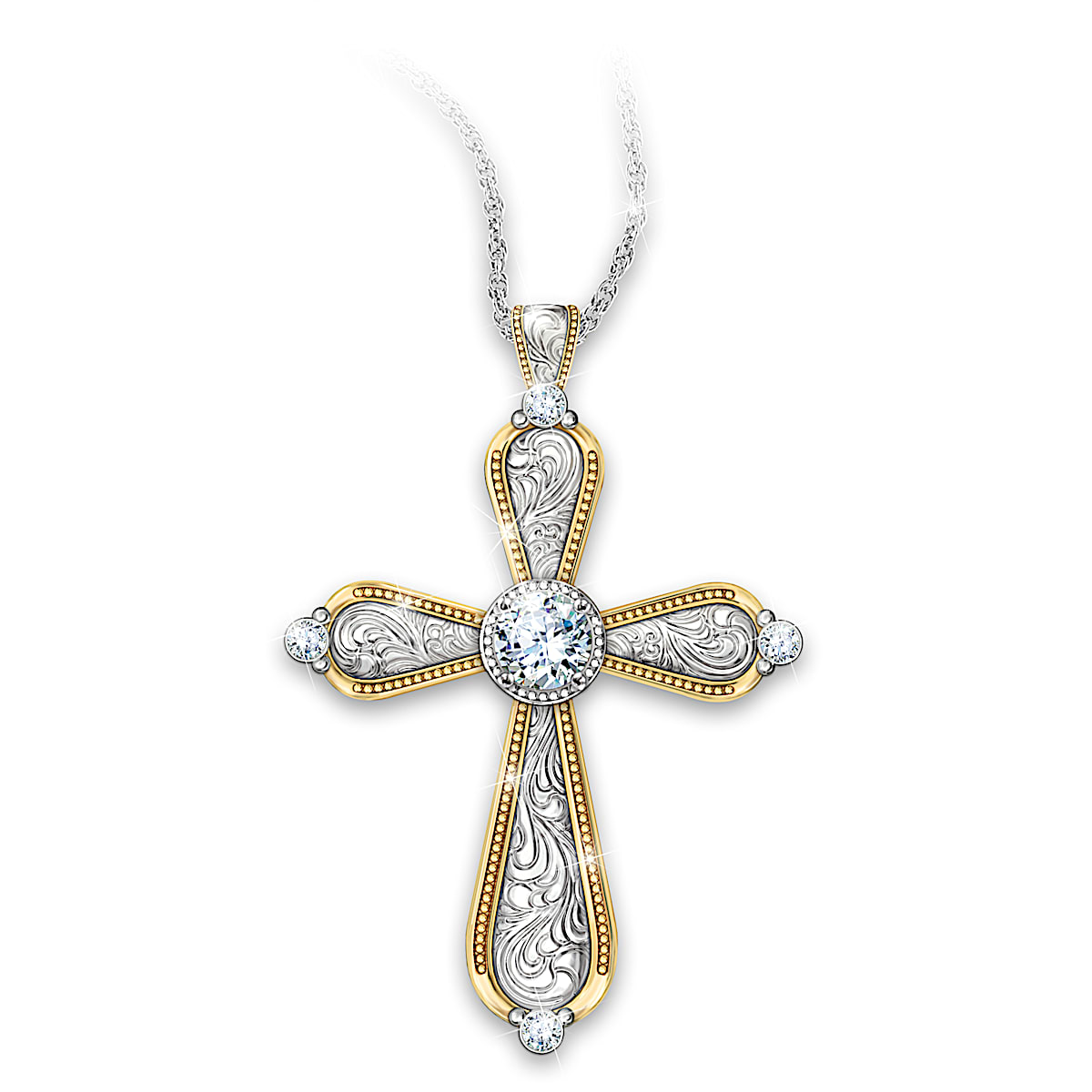 Montana Silversmiths Antique Copper Diamond Cross Necklace – Branded Country  Wear