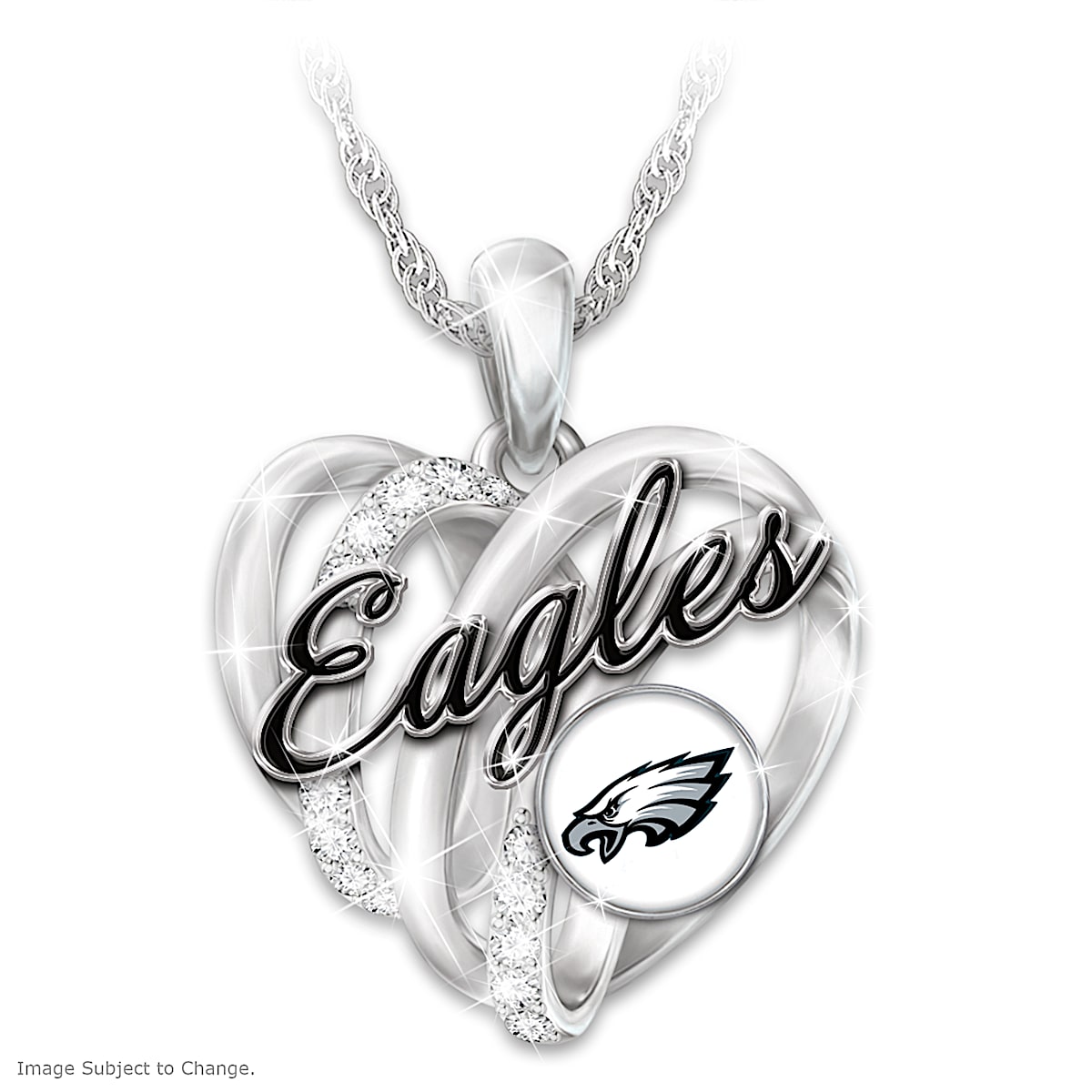 Philadelphia Eagles Chrome Tag Necklace - Sports Unlimited