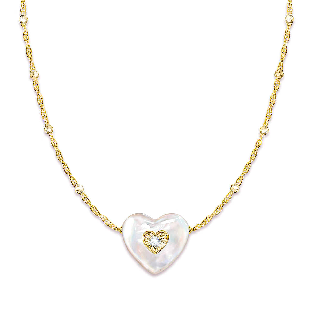 Pearl Of Love For My Granddaughter 18K Gold-Plated Necklace Featuring A ...