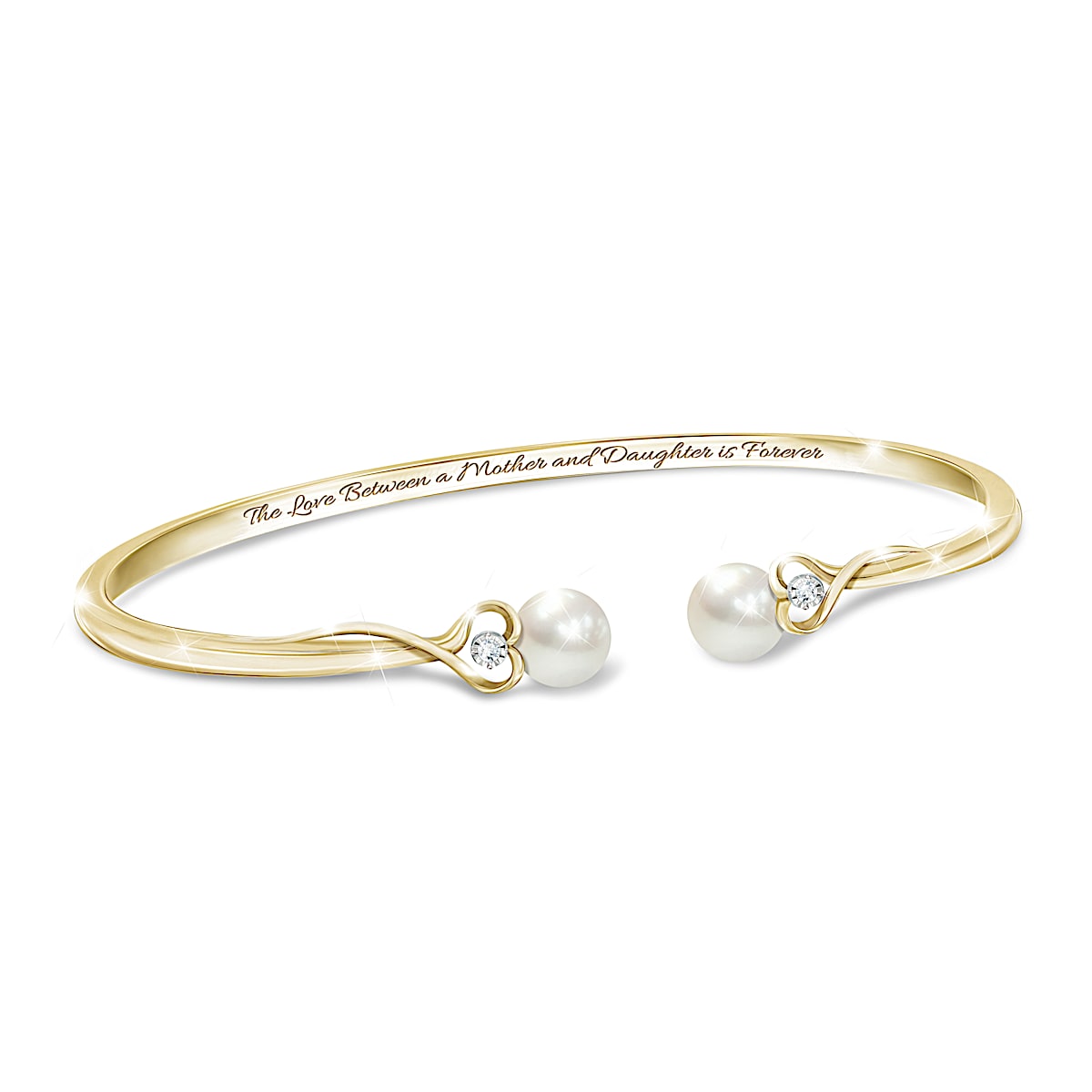 Mother of on sale pearl bangle bracelet