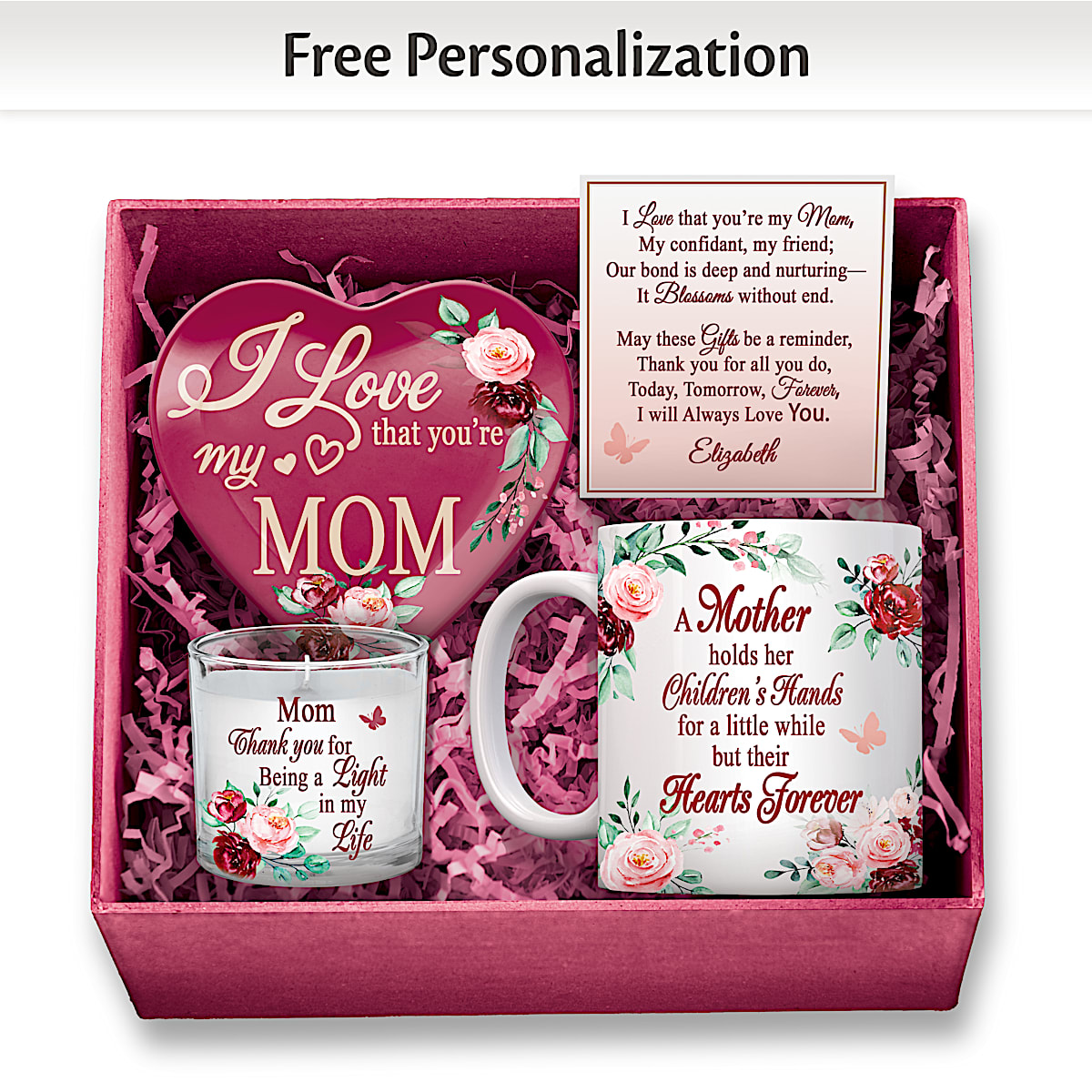 to My Beautiful Mom - Mother's Day Gift Set - SS154 Two Toned Box