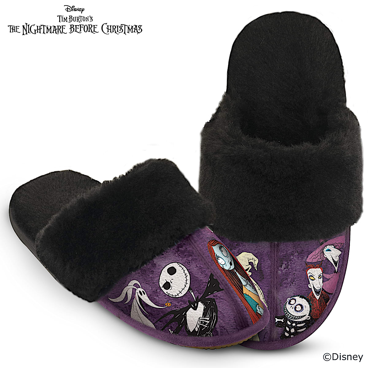 Disney sale christmas slippers