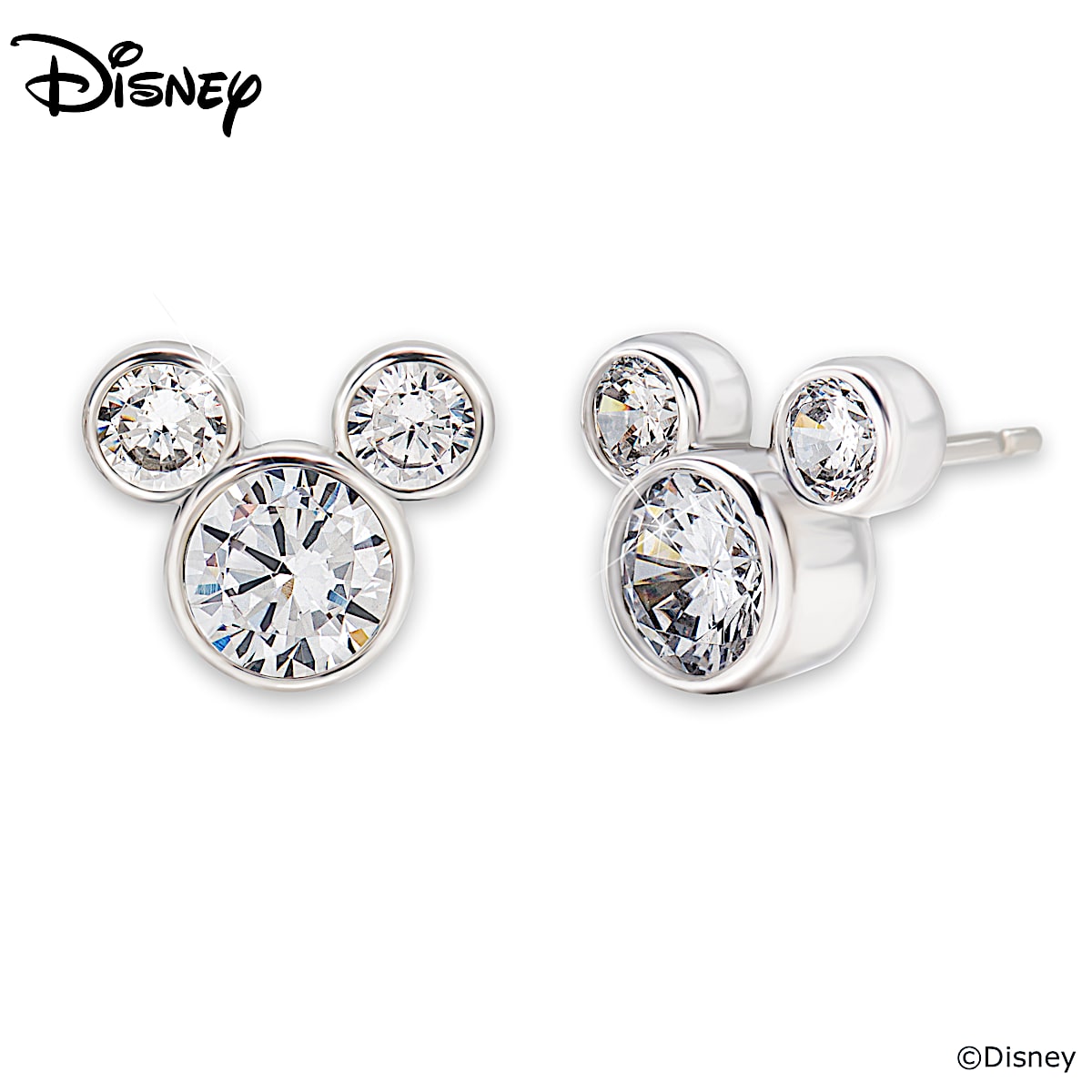 Mickey mouse crystal earrings online