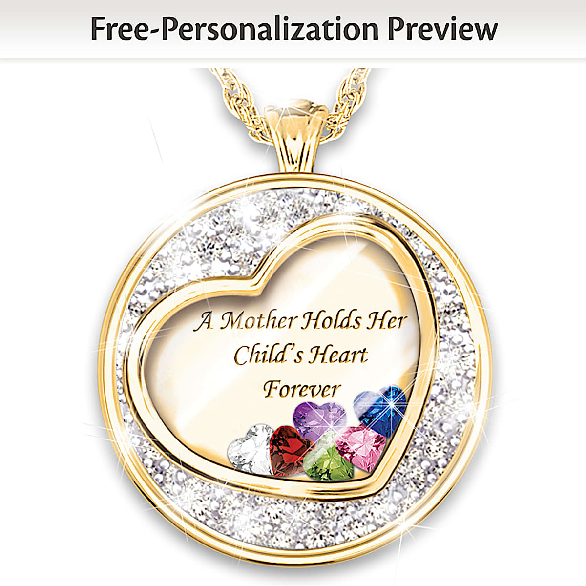 Bradford exchange mothers necklace store