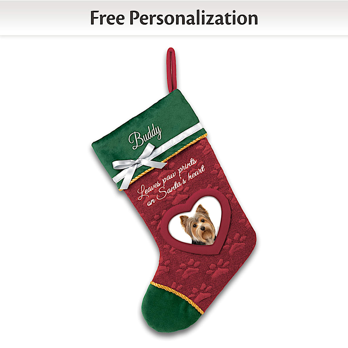 Personalized dog stocking sale