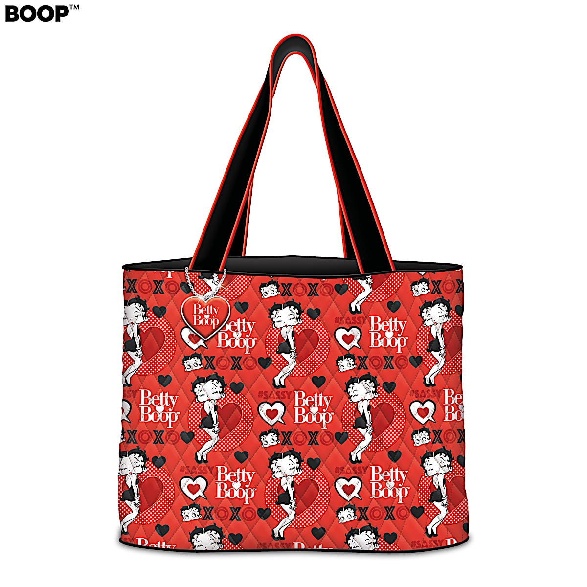 Betty Boop Kissable Charm Tote ? Boop-Oop-a-Doop! ? Step into sass and style with the  main image 4