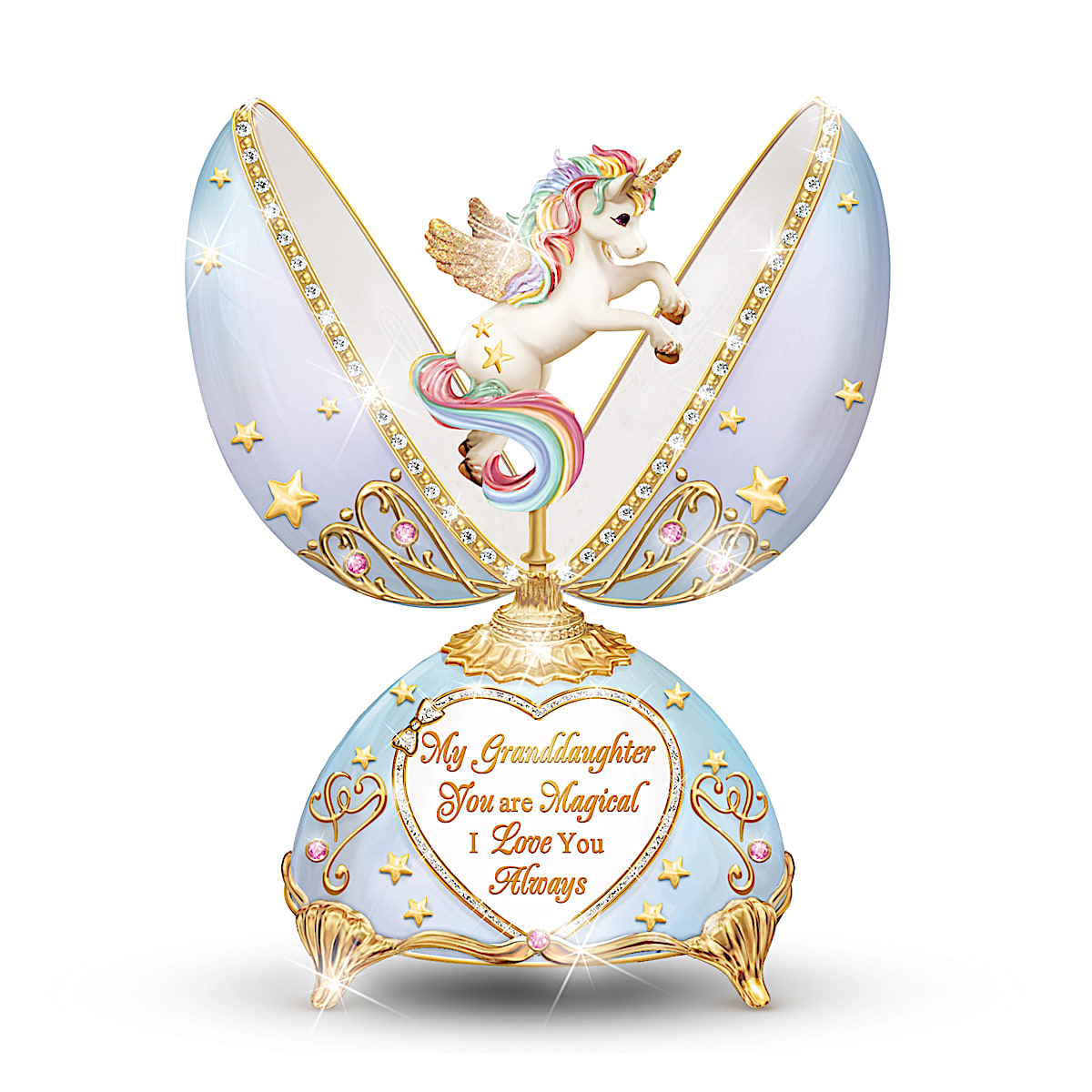その他 Art Fabula Eggie My Granddaughter, You Are Magical Peter Carl Faberge-Style