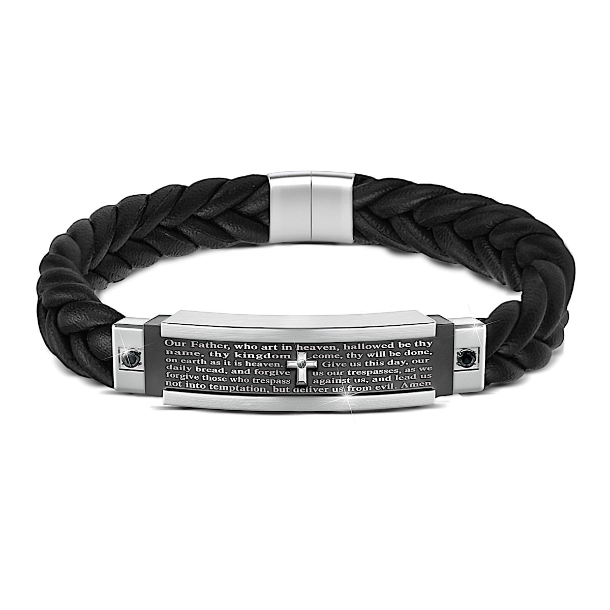 Buy Jewelry Nexus Lords Prayer Medallion Charm Chain Bangle Bracelet at  Amazon.in