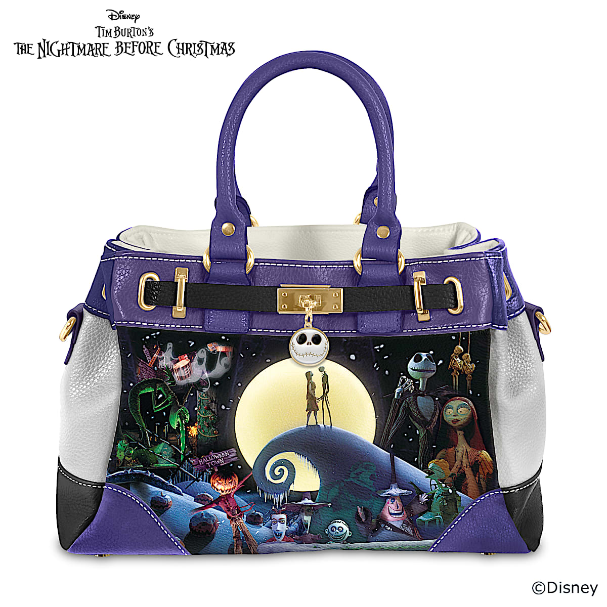 Skinnydip Multicoloured Disney Nightmare Before Christmas Purse | New Look